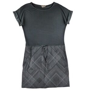 Royal Robbins T-Shirt‎ Dress Womens Medium Gray Geometric Recycled Stretch